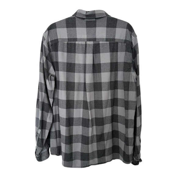 Eddie Bauer Flannel Buffalo Check Button Down Long Sleeve Shirt - Size XLT - Picture 2 of 13